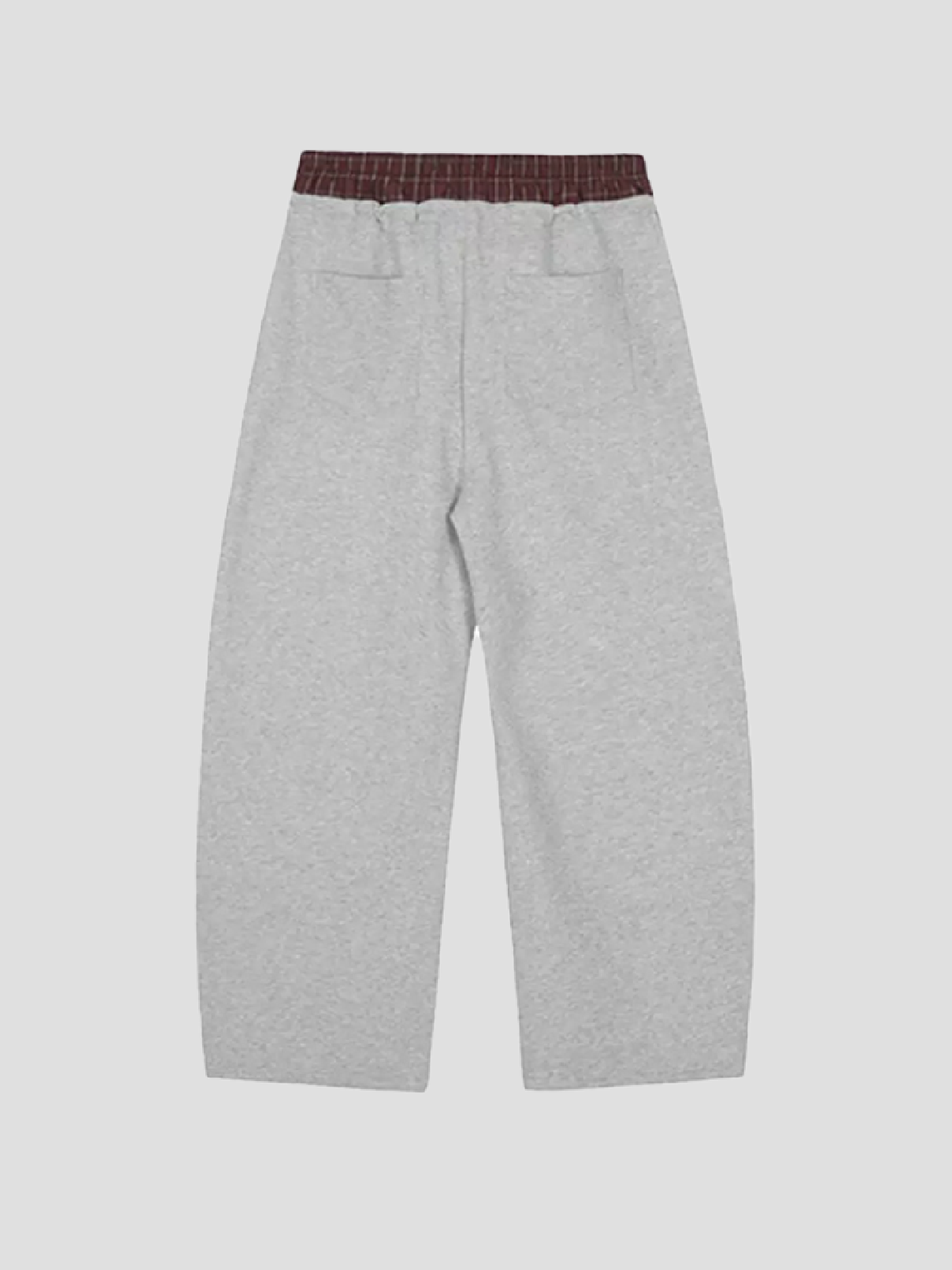 Sideline Stardust Layerd Pants - Plaid Grey