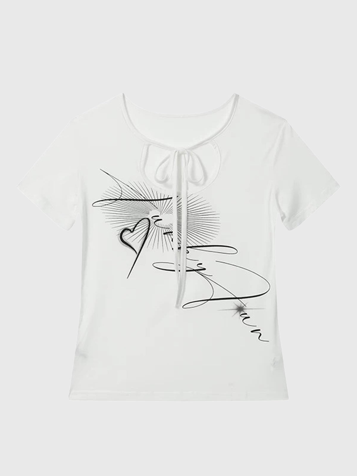 Clean Cut Shine Tee – White