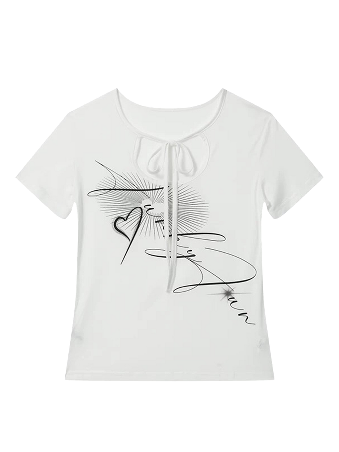 Clean Cut Shine Tee – White