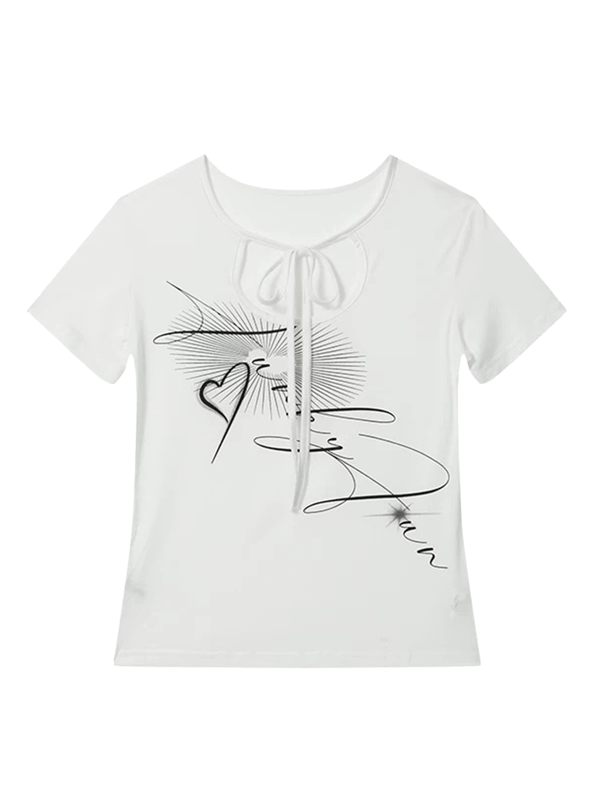 Clean Cut Shine Tee – White